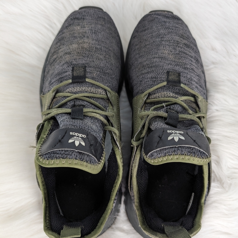 Adidas lightweight running shoes, women's size 6.5, olive - Picture 5 of 9